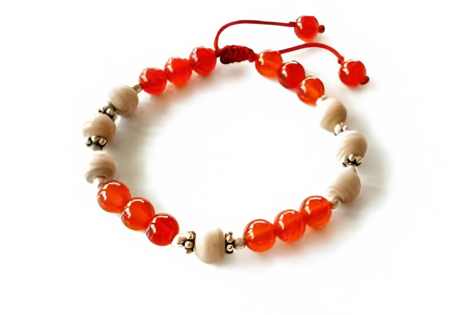 Carnelian Tulsi Bracelet